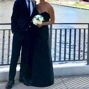 Black Chiffon Dress - Brideside Charlotte Gown